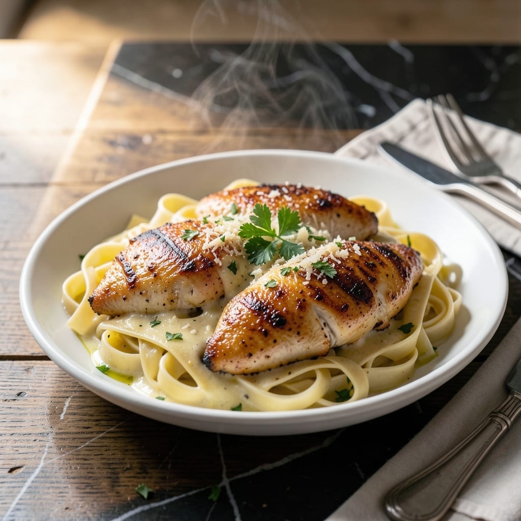 Sam's Club Chicken Alfredo Recipe: Creamy Fettuccine With Garlic Parmesan Sauce