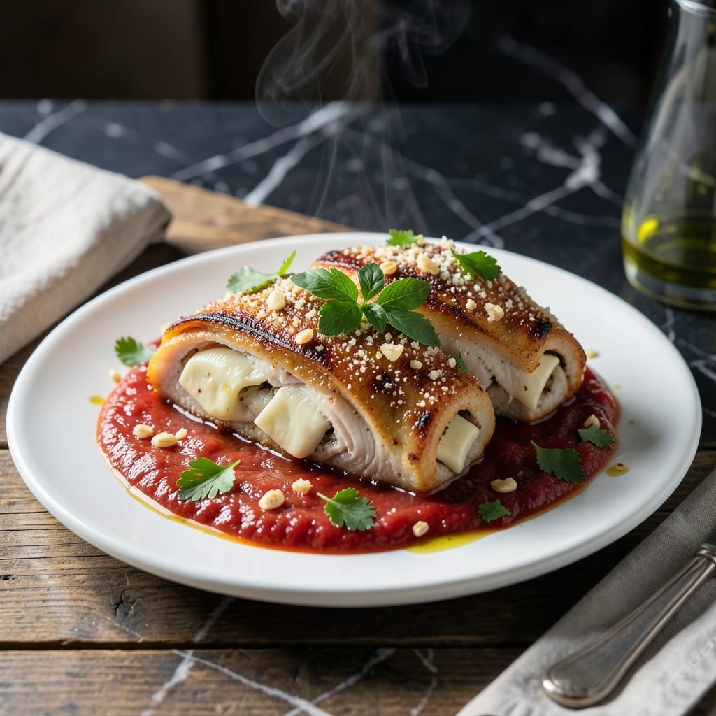 Chicken Braciole Recipe: Cheese-Stuffed Rolls in Rich Tomato Sauce