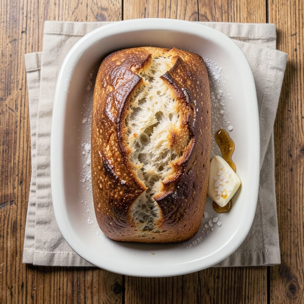 Bread Machine 1-Pound Loaf Recipe: Crusty Crumb With No-Knead Ease