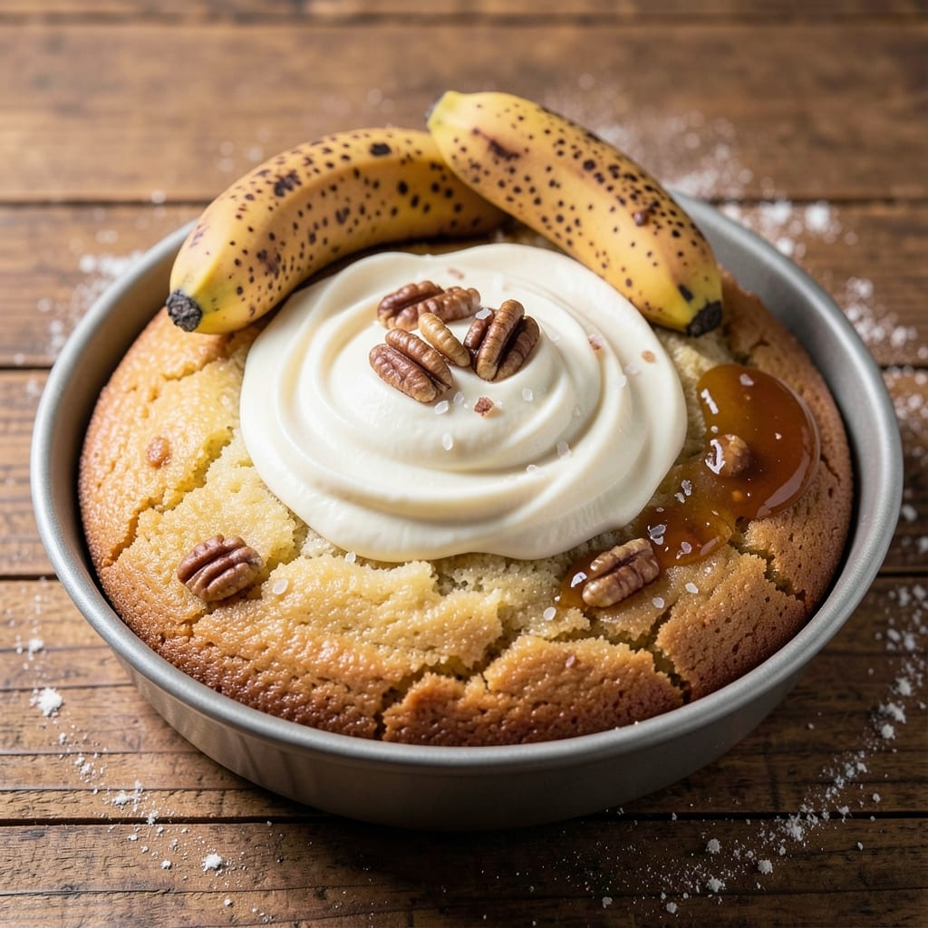 3 Banana Cake Recipe: Triple-Layered Moistness With Walnut Streusel Top