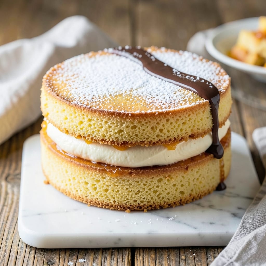 2-Layer Sponge Cake Recipe: Fondant-Bridged Stability Without the Wobble