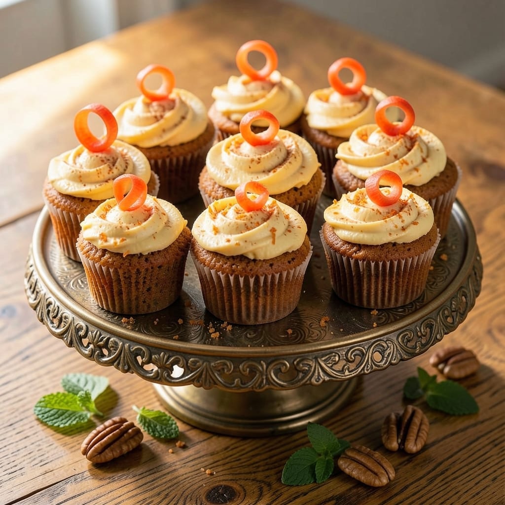 12 Carrot Cake Cupcakes Recipe: Frosting Rivers and Spiced Crumb Magic