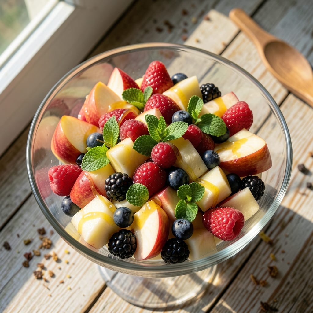 5-Ingredient Fruit Salad Recipe: Vibrant Rainbow Layers in Minutes