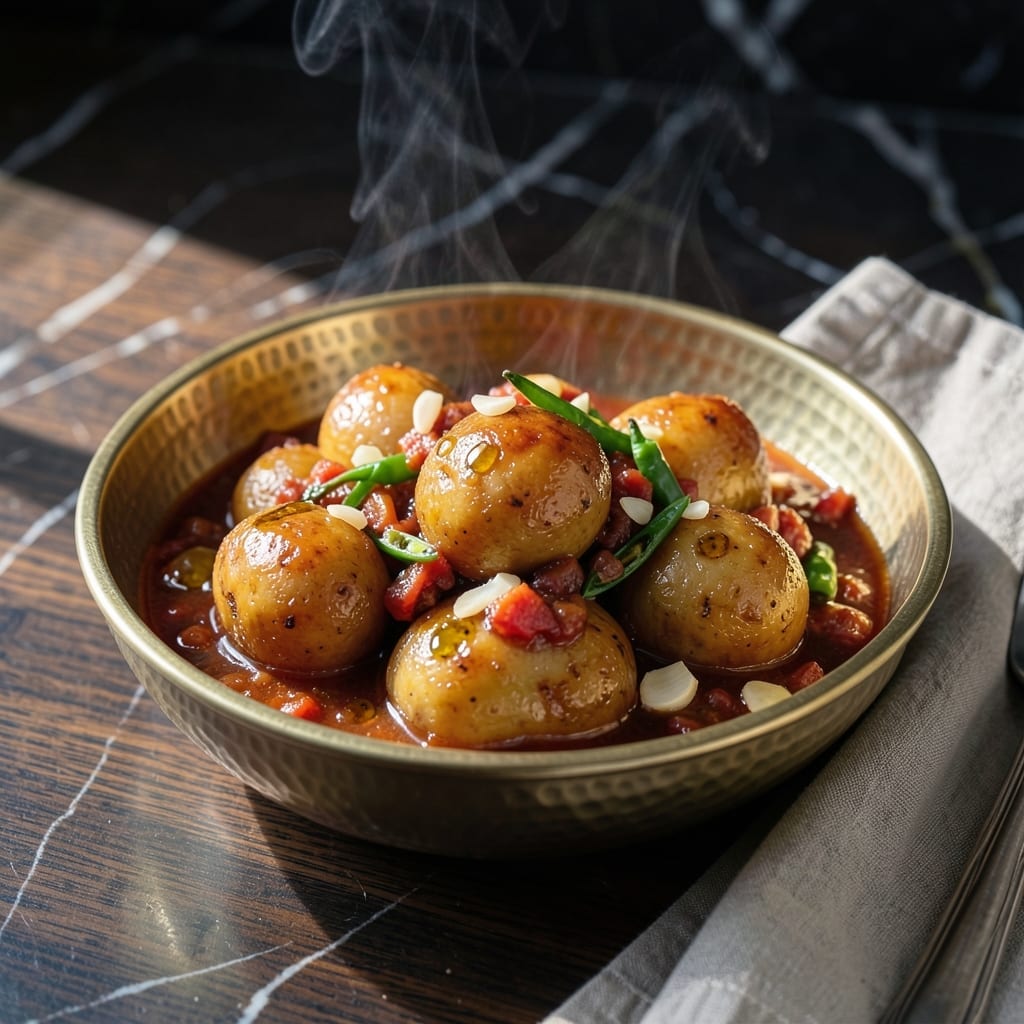 Recipe to Make Dum Aloo: Spiced Potato Curry in Rich Gravy