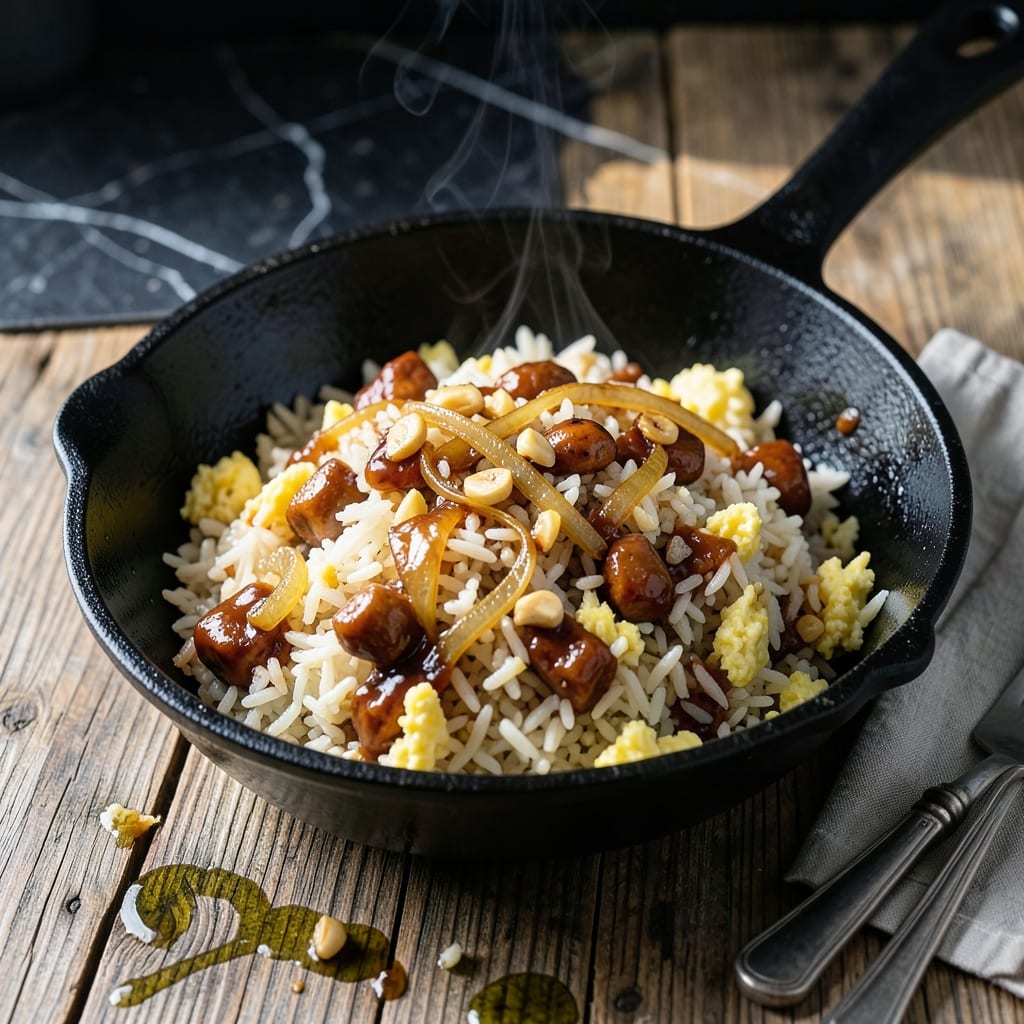 BBQ Fried Rice Recipe: Smoky Wok-Tossed Perfection