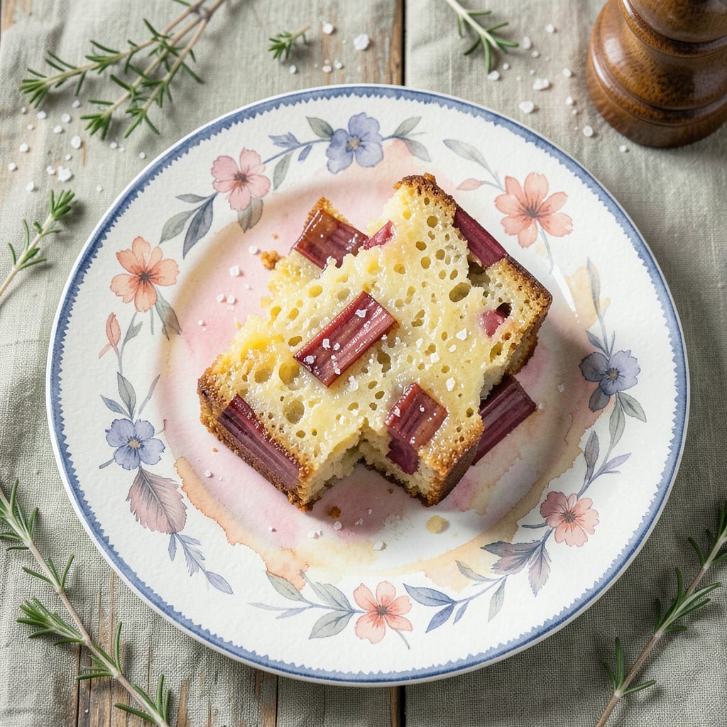 Recipe for Rhubarb Cake With Yellow Cake Mix: Tart-Sweet Topping Over Moist Layers