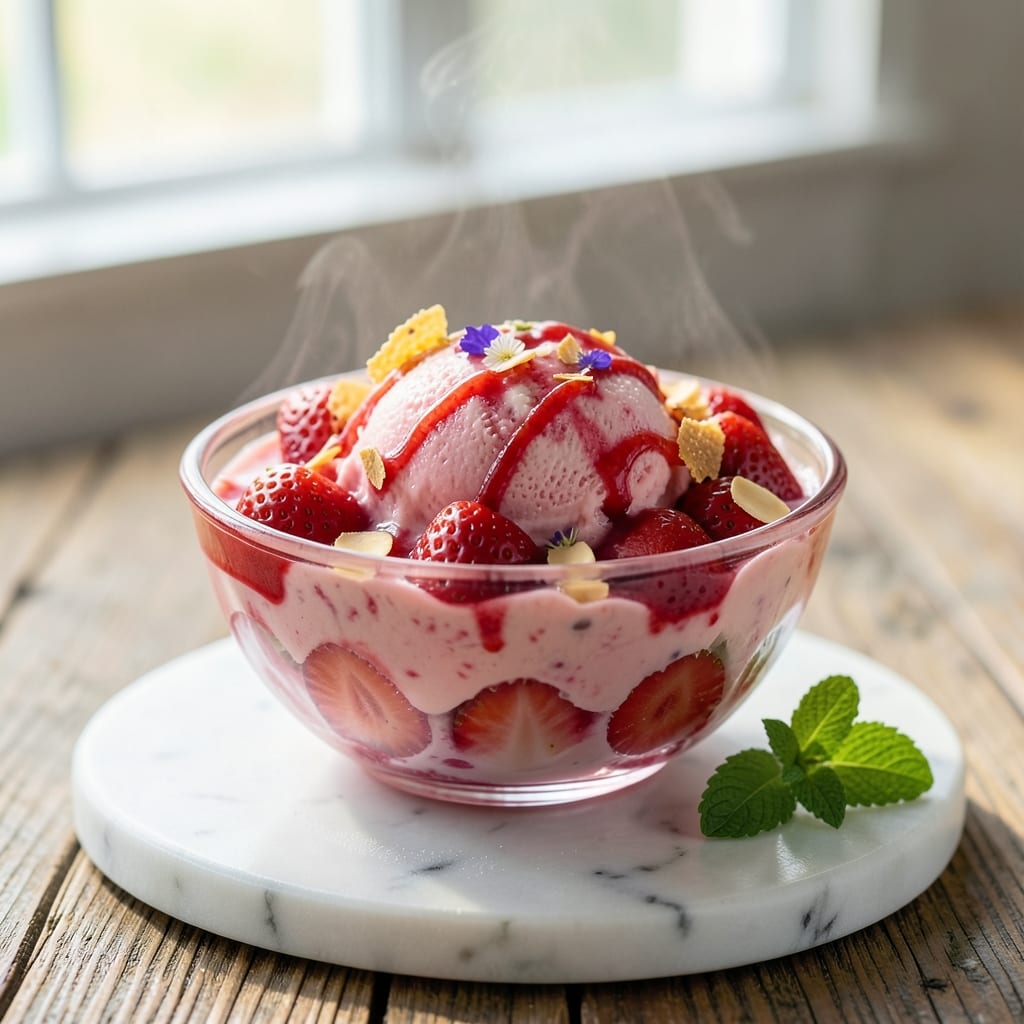 1 Gallon Strawberry Ice Cream Recipe: Ultra Creamy Swirls Without an Ice Cream Maker