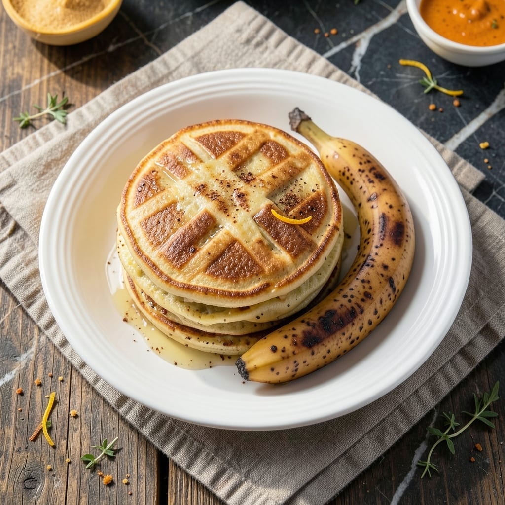 1 Banana Recipe No Egg: Savory Pancakes With Crispy Edges