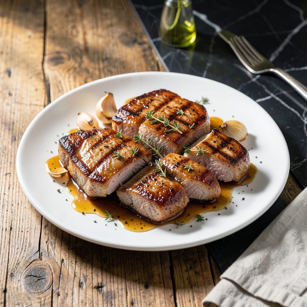 Honey-Glazed Pork Chops Recipe: Sticky Sweetness With Garlic Butter Finish
