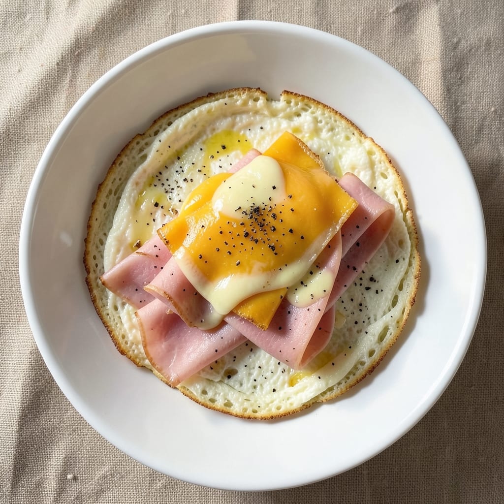 3 Egg Ham and Cheese Omelette Recipe: Fluffy Layers With Melted Cheese Rivers
