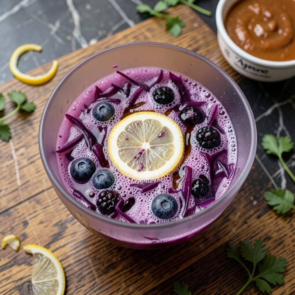 Purple Fizzy Drink Recipe for Weight Loss: Metabolism-Boosting Sparkling Elixir