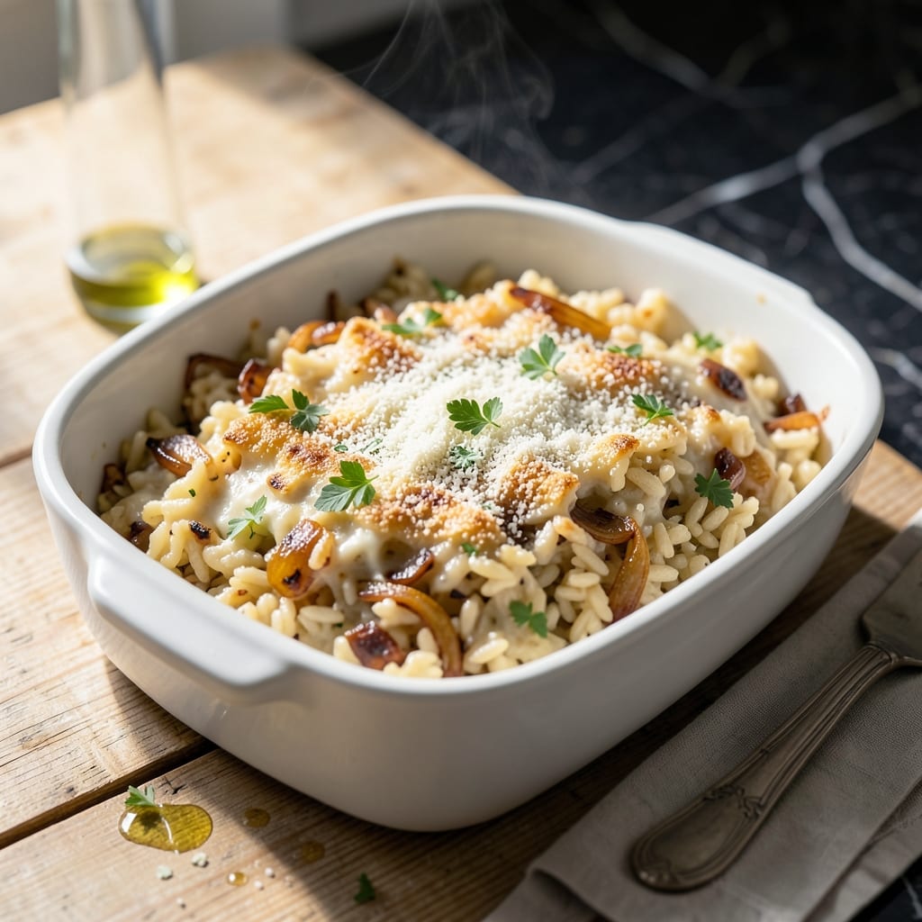 Baked Orzo Recipe: One-Pan Creamy Pasta Delight