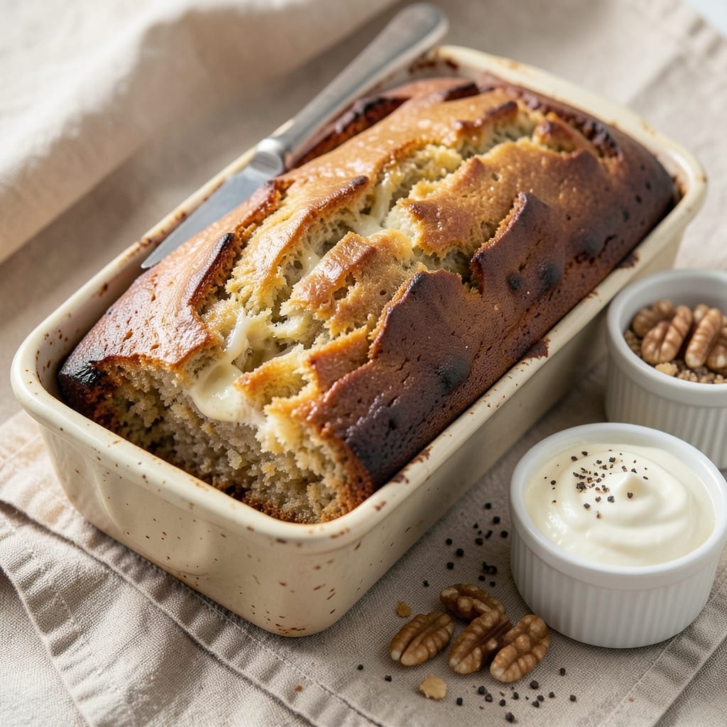 3 Banana Bread Recipe With Sour Cream: Moist Crumb and Vanilla-Infused Swirls