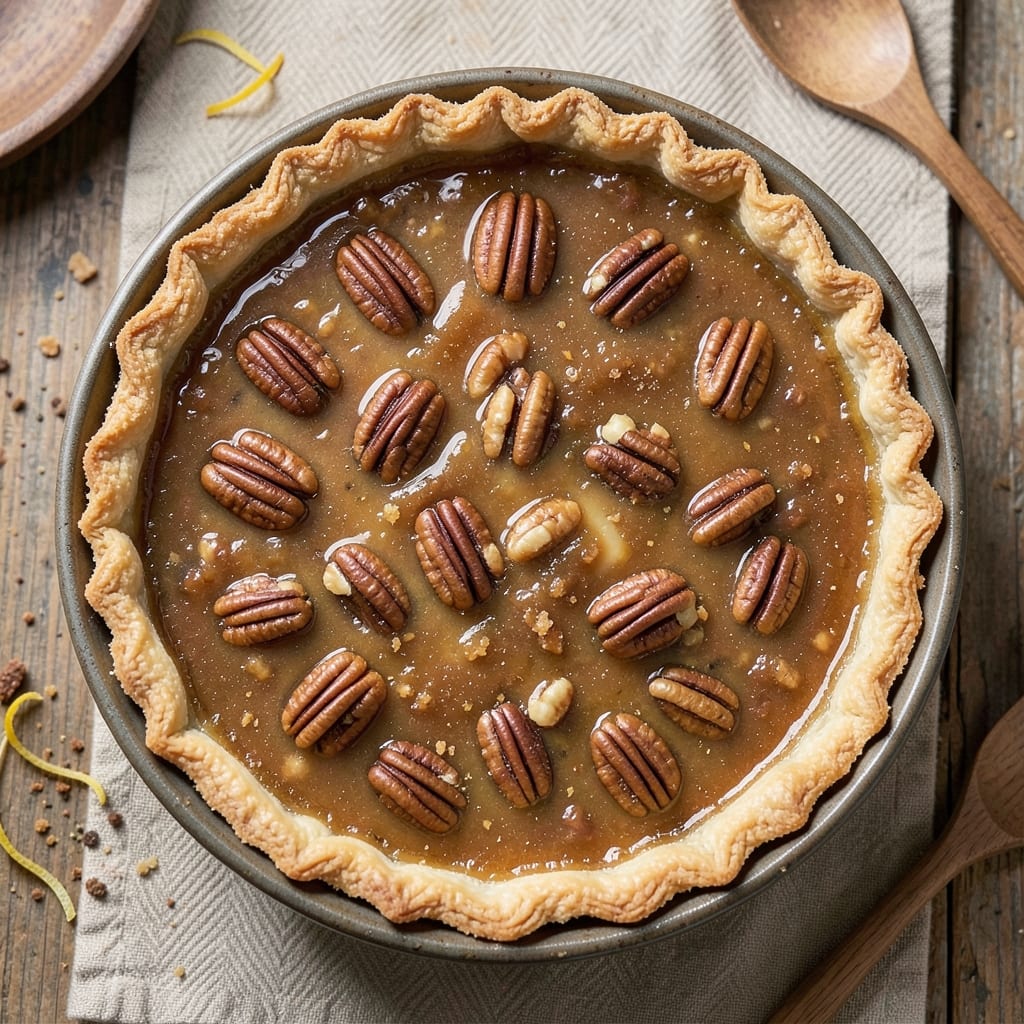 2 Egg Pecan Pie Recipe: Nutty Crunch and Caramelized Sweetness