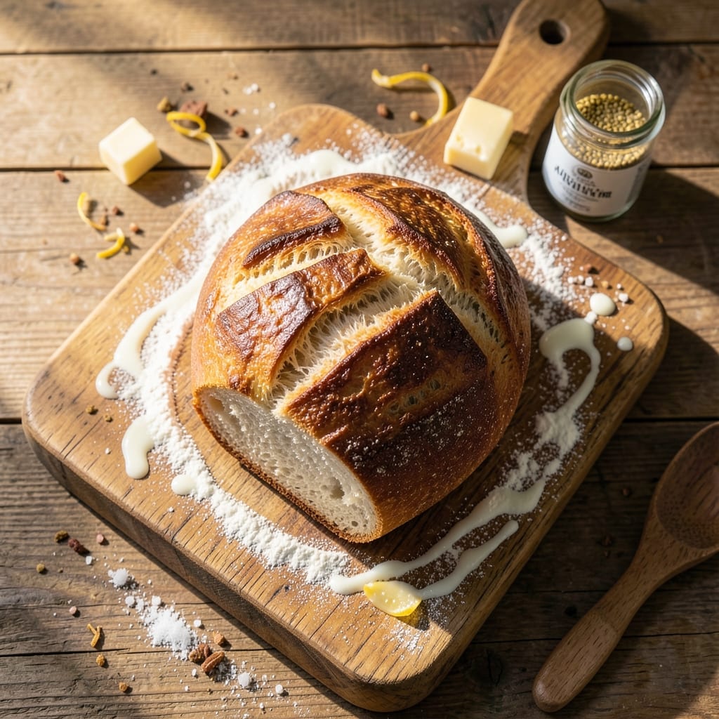 1lb Bread Loaf Recipe: Crusty Crumb and Golden Crust in One Tin