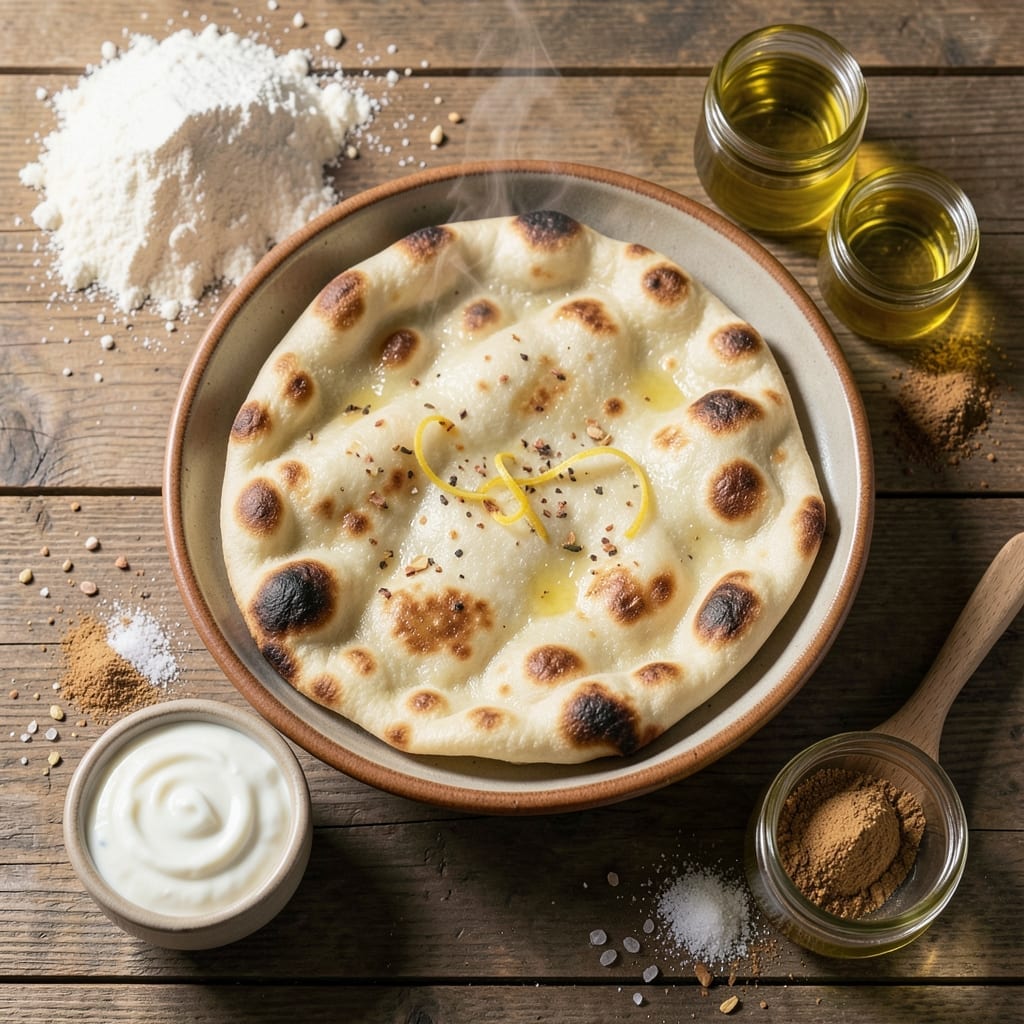 5-Minute Naan Bread Recipe: Fluffy, Pillowy Heat Straight From Your Stovetop