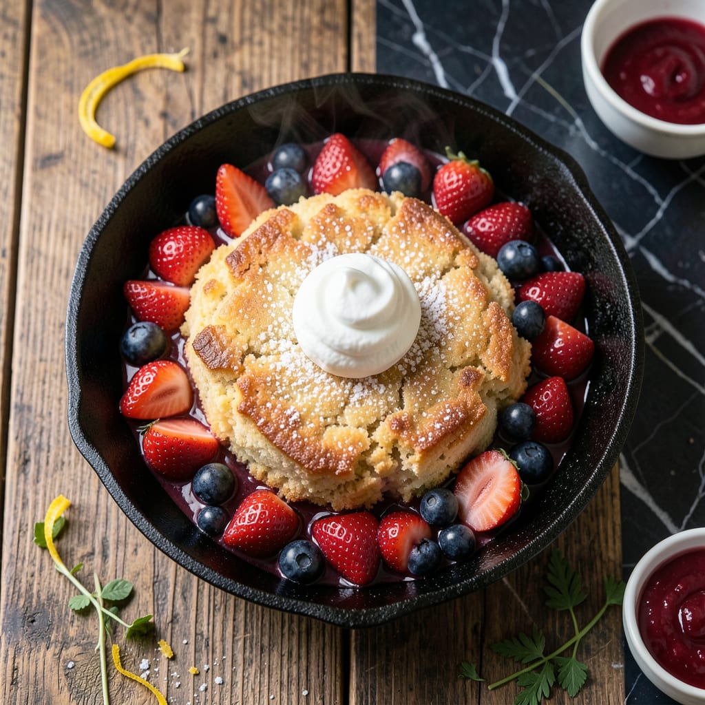 Complete Bisquick Shortcake Recipe in a Pan: Fluffy Layers With Warm Berry Filling overview image