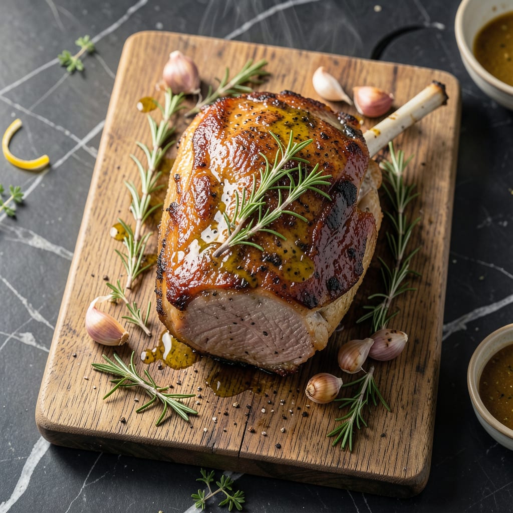 Complete Bone In Pork Sirloin Roast Recipe: Herb Crusted Juiciness With Garlic Depth overview image