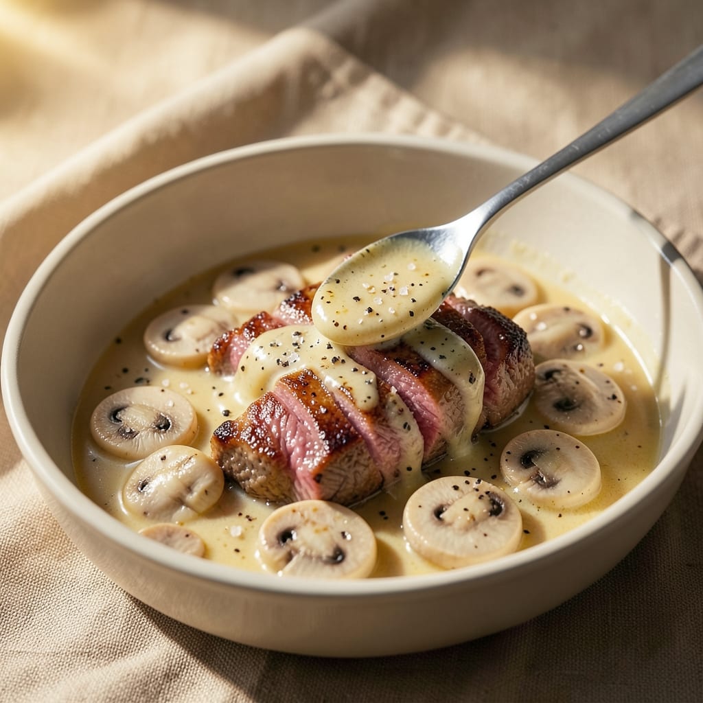 4-Ingredient Beef Stroganoff Recipe: Velvety Mushroom Cream in 20 Minutes