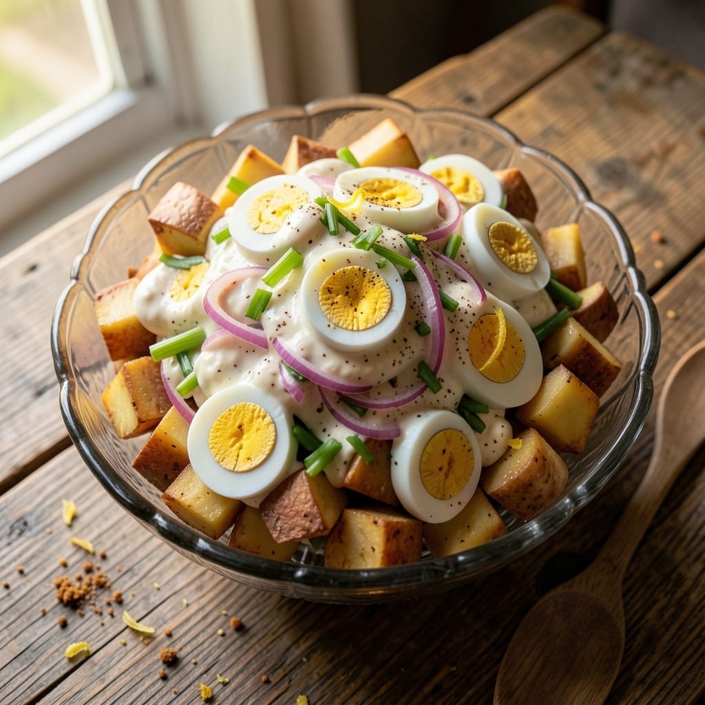 1950s Betty Crocker Potato Salad Recipe: Vintage Mayonnaise-Kissed Creaminess
