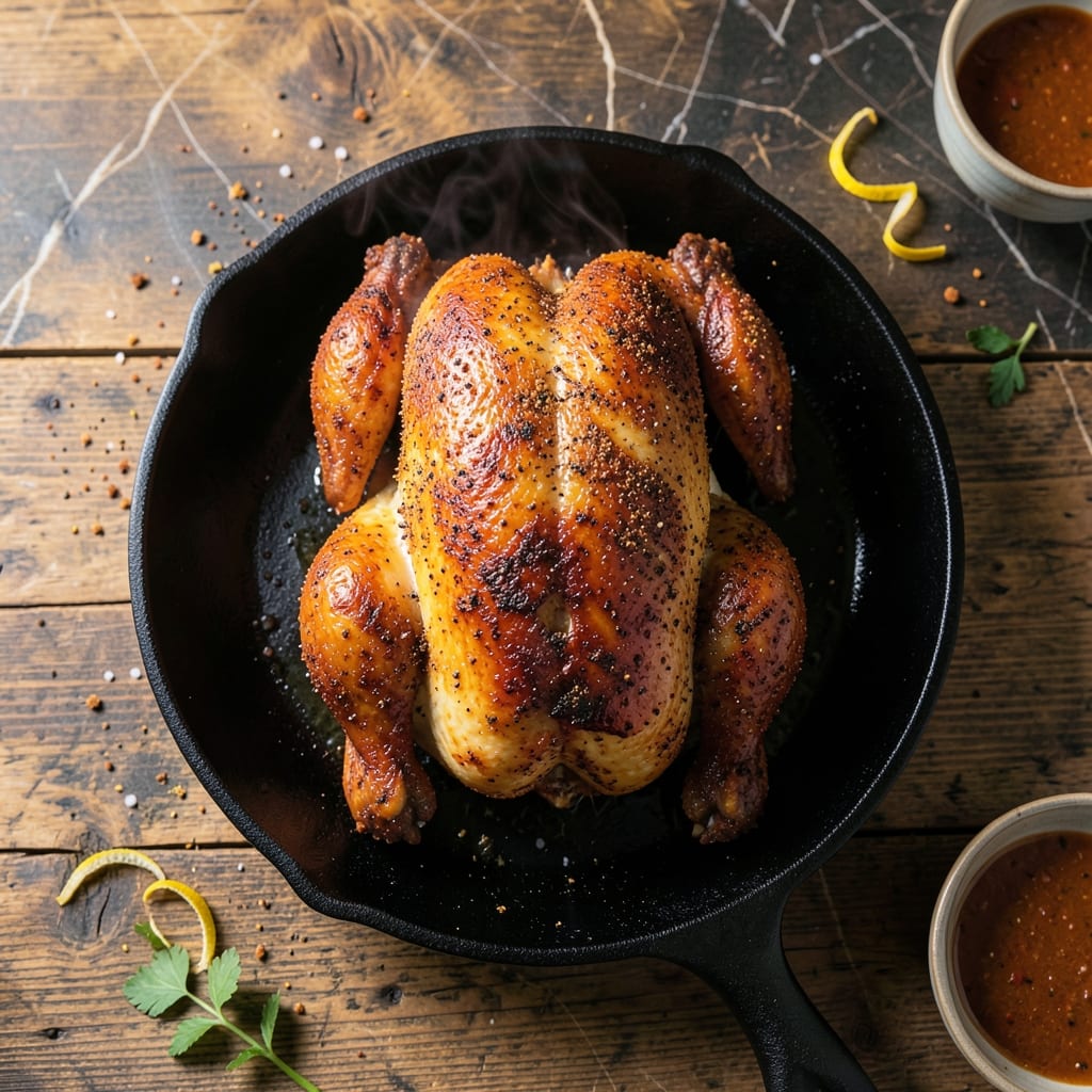 Deep Fried Whole Chicken Recipe: Golden Crisp Skin and Moist Meat