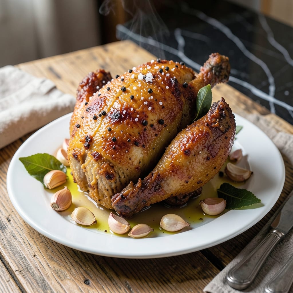 Fried Whole Chicken Recipe: Crisp Gold Skin and Moist Meat