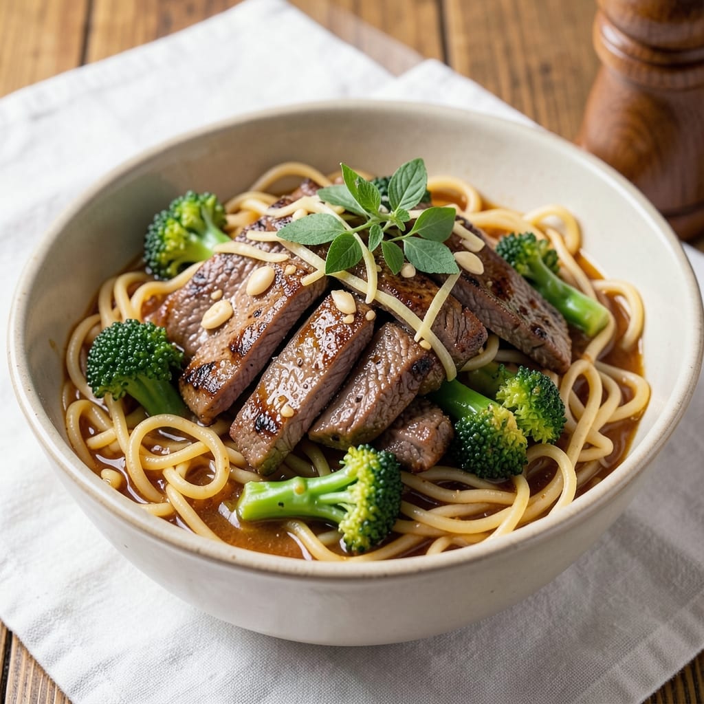 20-Minute Garlic Beef and Broccoli Lo Mein Recipe: Stir-Fry Speed With Umami-Packed Sauce