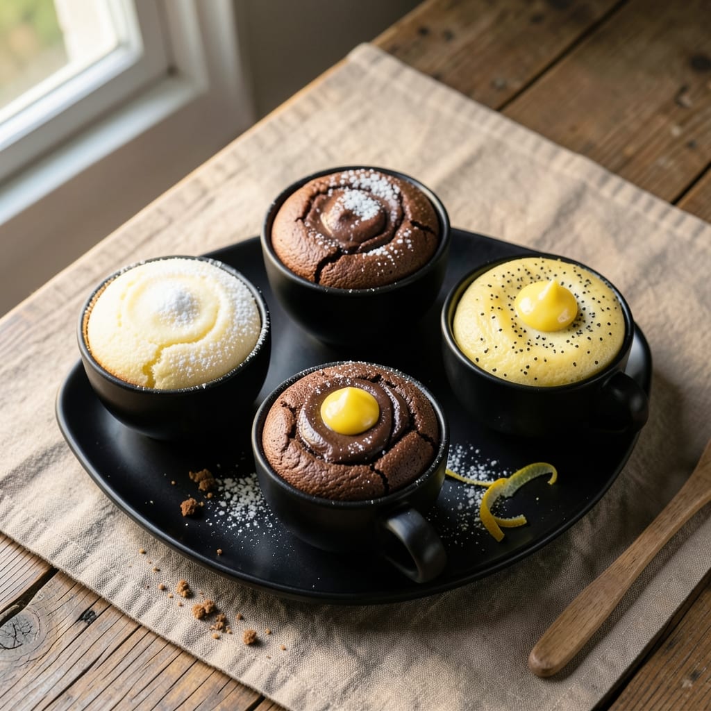 3 Recipe Mug Cakes: Microwave Magic With Fondant Crowns