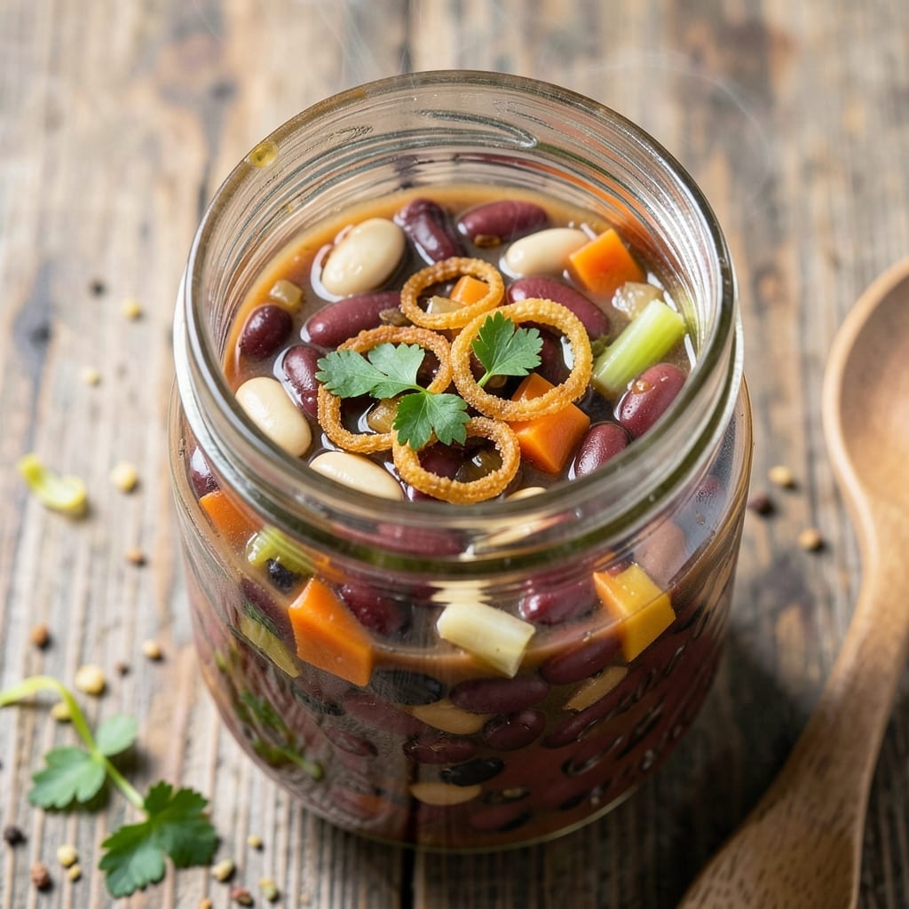5 Bean Soup in a Jar Recipe: Pantry-Friendly Meal Prep Magic 5 Bean Soup in a Jar Recipe: Pantry-Friendly Meal Prep Magic