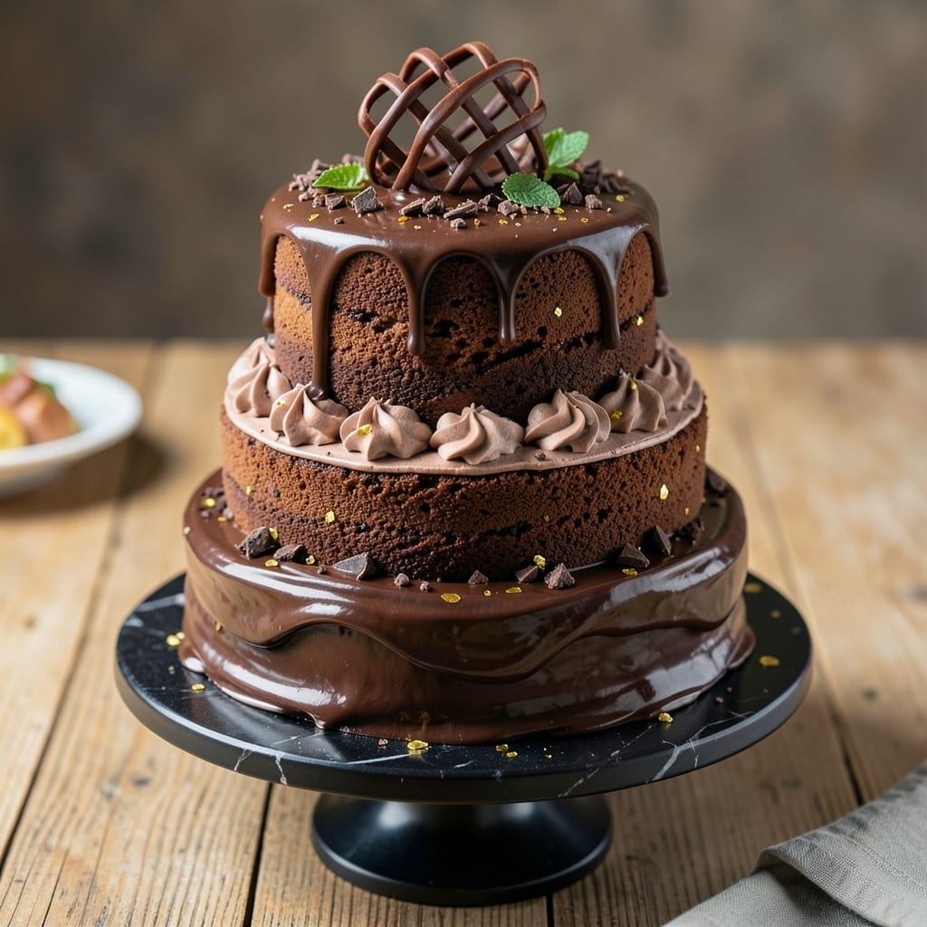 3 Tier Chocolate Cake Recipe: Fondant-Bridged Elegance Without the Wobble 3 Tier Chocolate Cake Recipe: Fondant-Bridged Elegance Without the Wobble