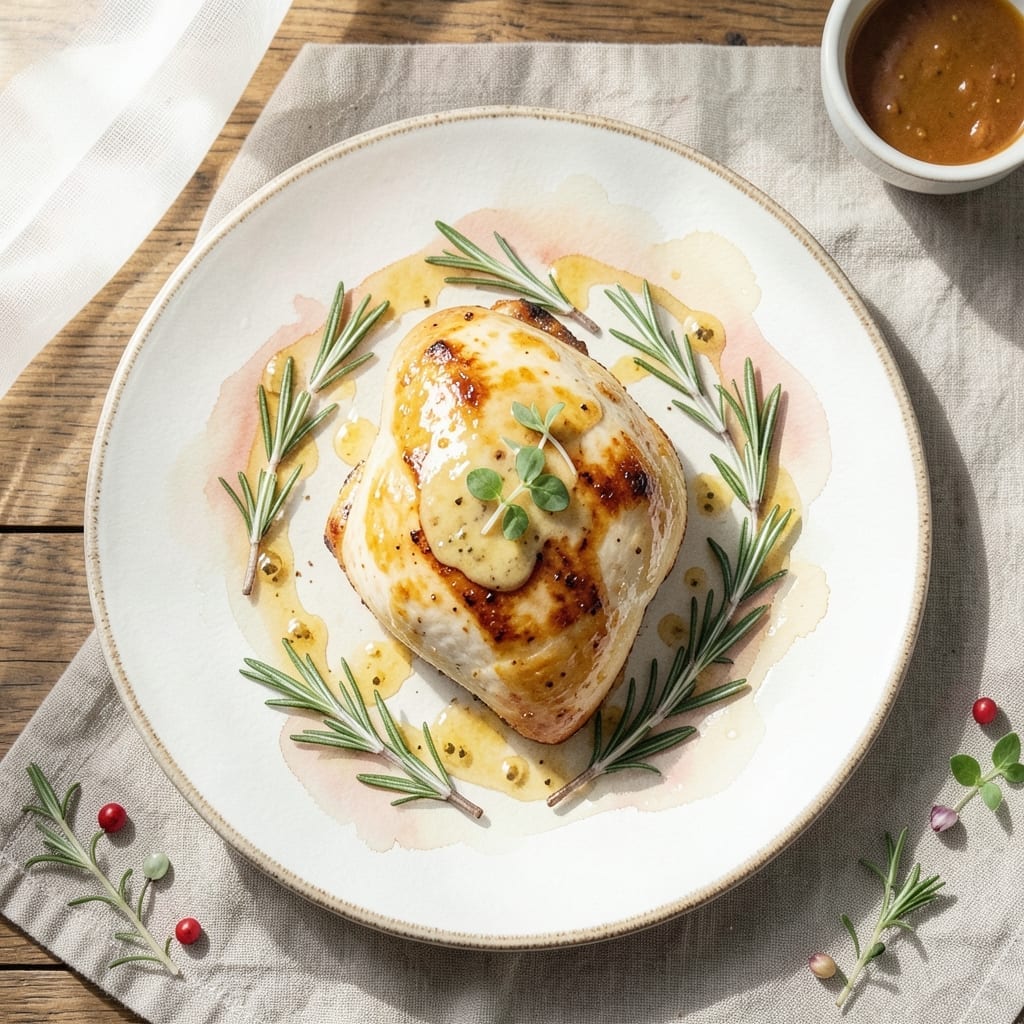 Best Baked Chicken Breast Recipe With Sauce: Succulent Herbed Perfection With Creamy Drizzle