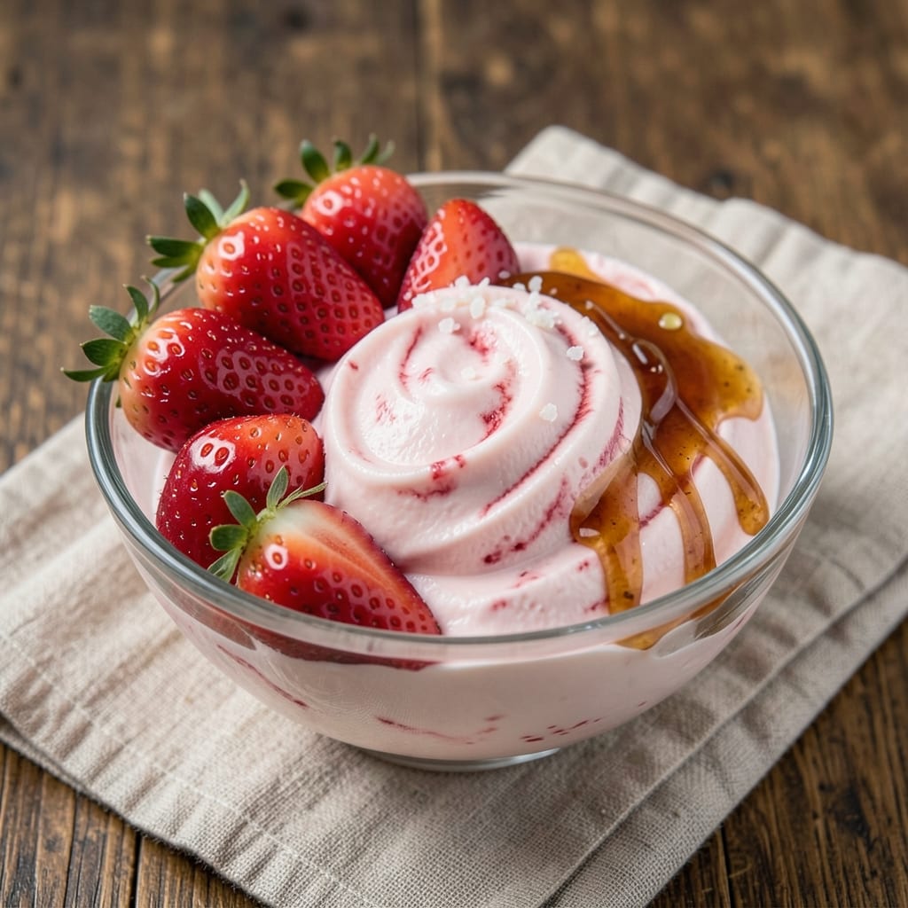 2-Ingredient Strawberry Ice Cream Recipe: Blender Magic in 5 Minutes