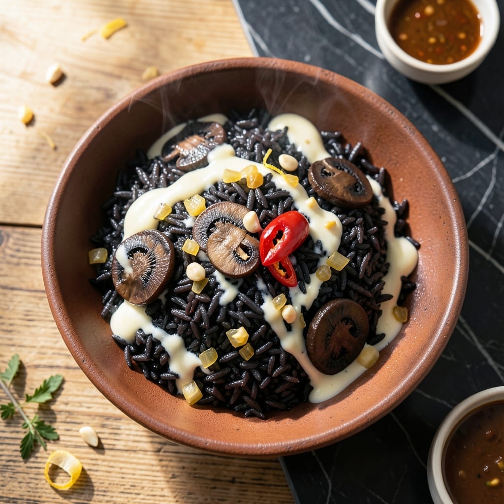 Authentic Haitian Black Rice Recipe: Deep Earthy Flavors with Coconut
