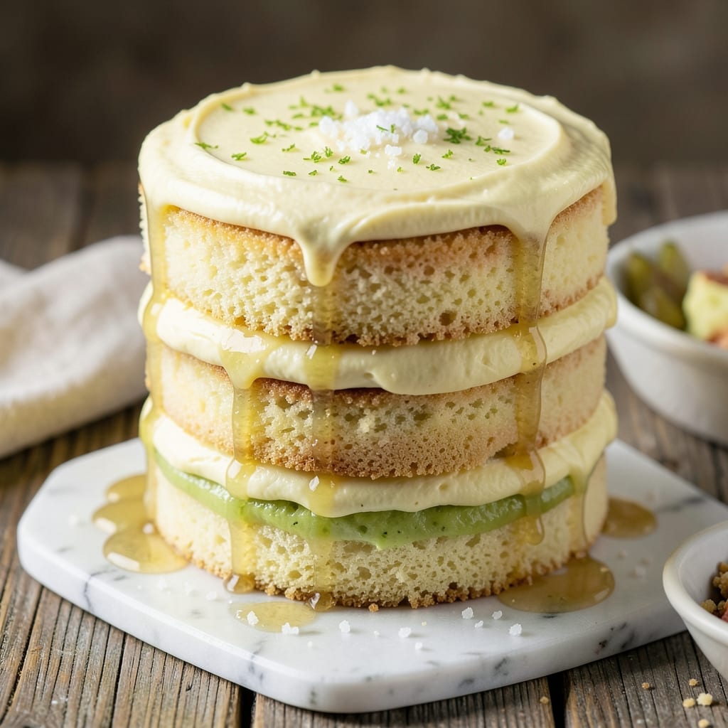 3 Layer Key Lime Cake Recipe: Zesty Tartness and Buttery Fondant Crown