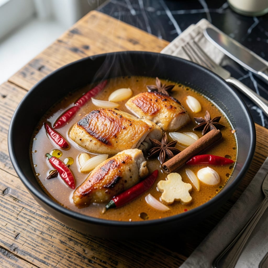 Spicy Chicken Broth Recipe: Aromatic Heat in Every Sip