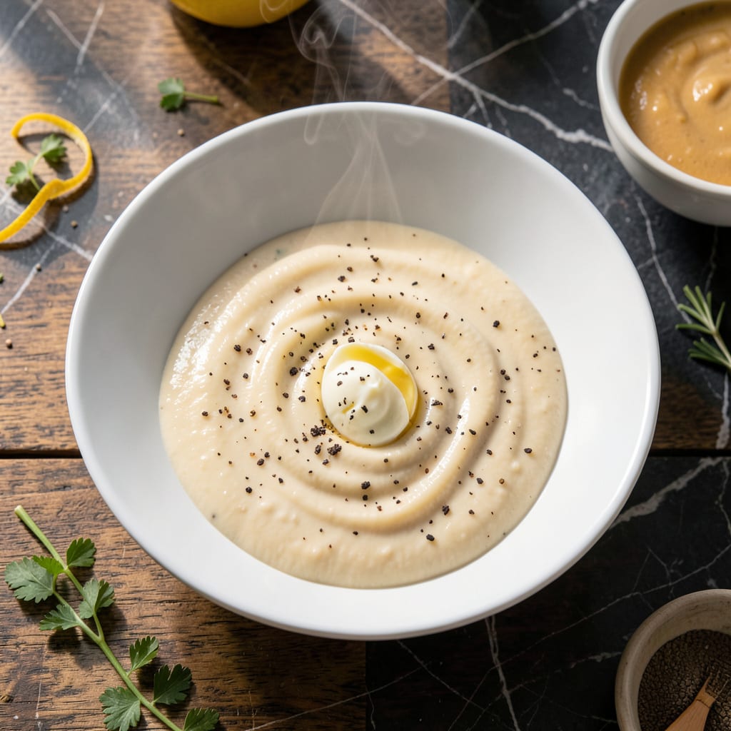 Campbell's Cream of Chicken Soup Gravy Recipe: Rich Homestyle Thickness example with annotations