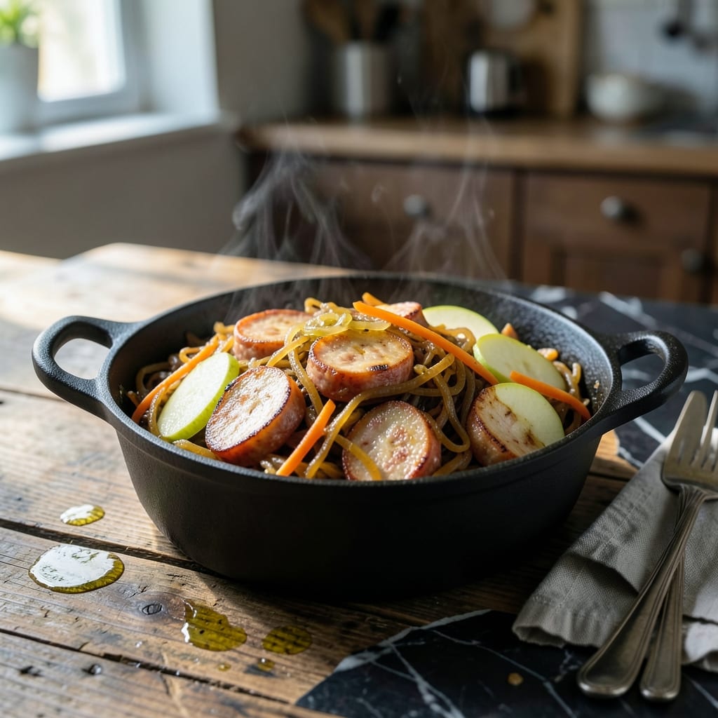 Polish Sauerkraut Recipe: Tangy Fermented Cabbage With Kielbasa
