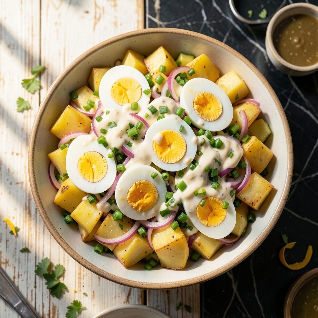 Easy Potato Salad Recipe With Eggs and Mayonnaise: Classic Creamy Side in Minutes