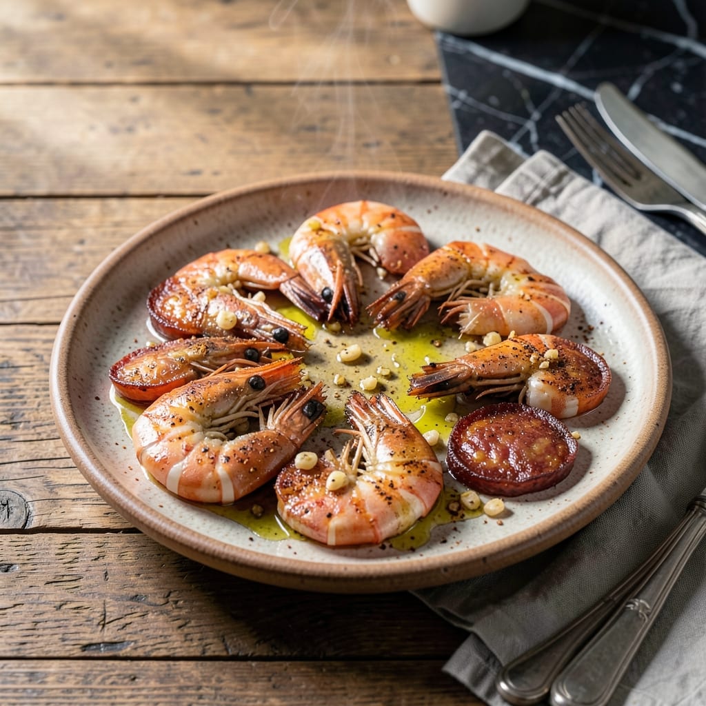 Shrimp and Chorizo Recipe: Smoky Spanish-Inspired Feast Shrimp and Chorizo Recipe: Smoky Spanish-Inspired Feast