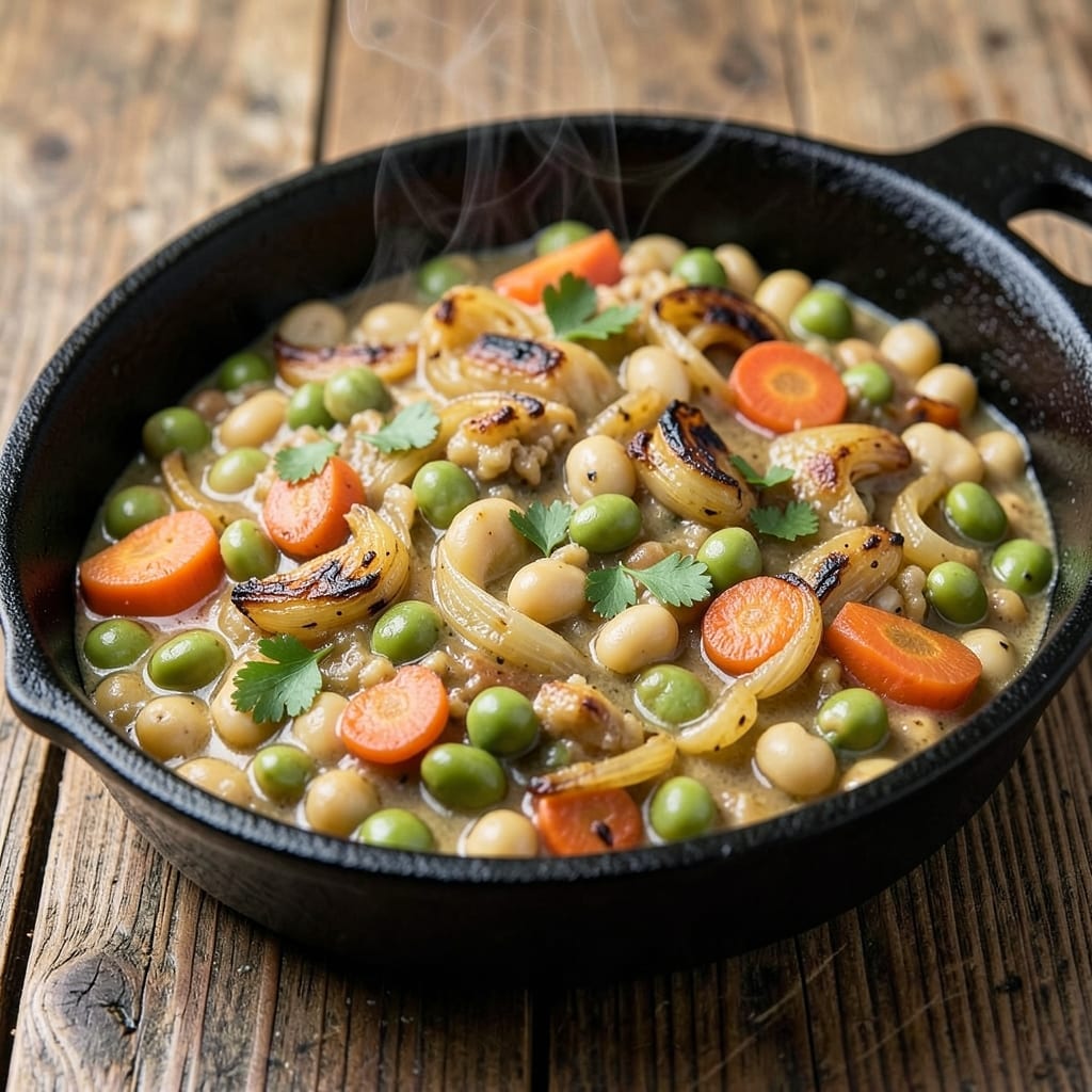 3 Bean Cassoulet Recipe: Rustic French Stew With Crispy Topping
