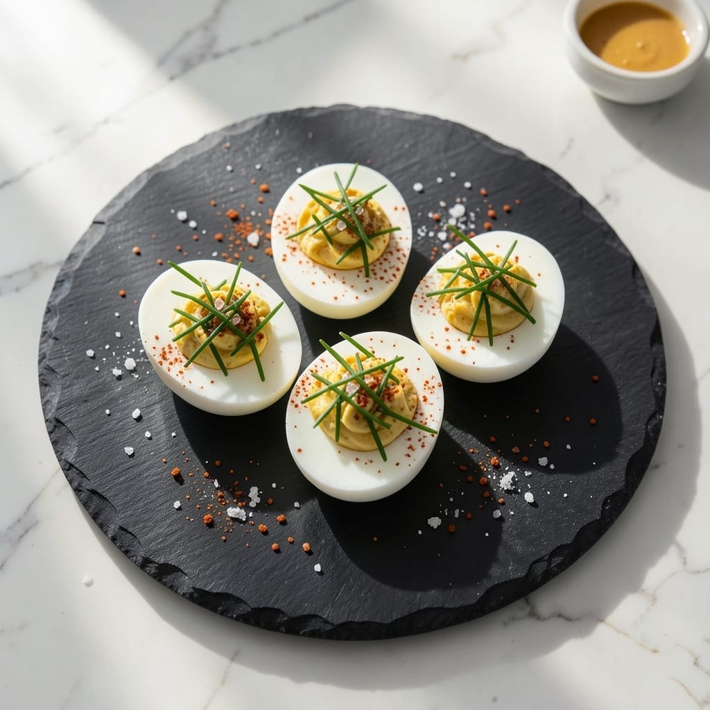 3 Egg Deviled Eggs Recipe: Crispy Topped, Creamy-Centered Crowd-Pleaser