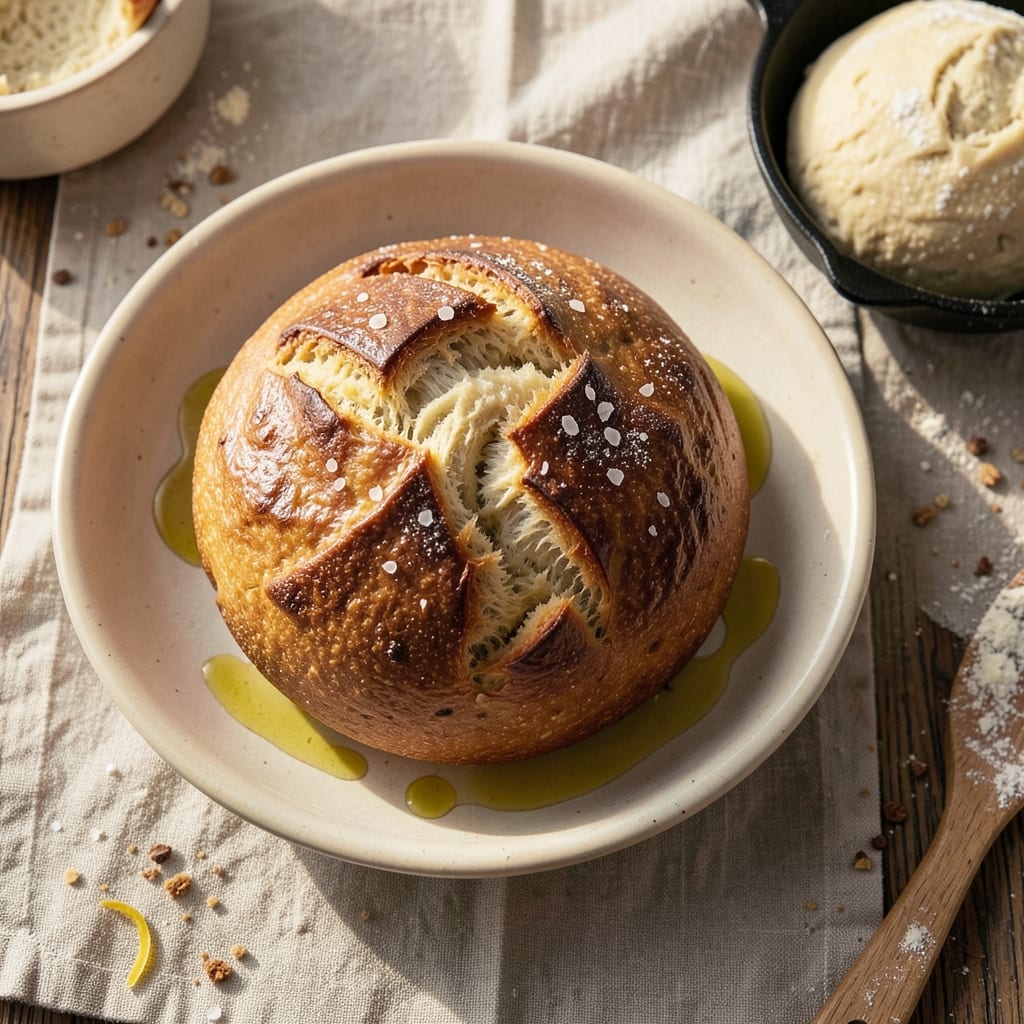 1 Kilogram Flour Bread Recipe: Artisan-Loaf Height With Crusty Crunch