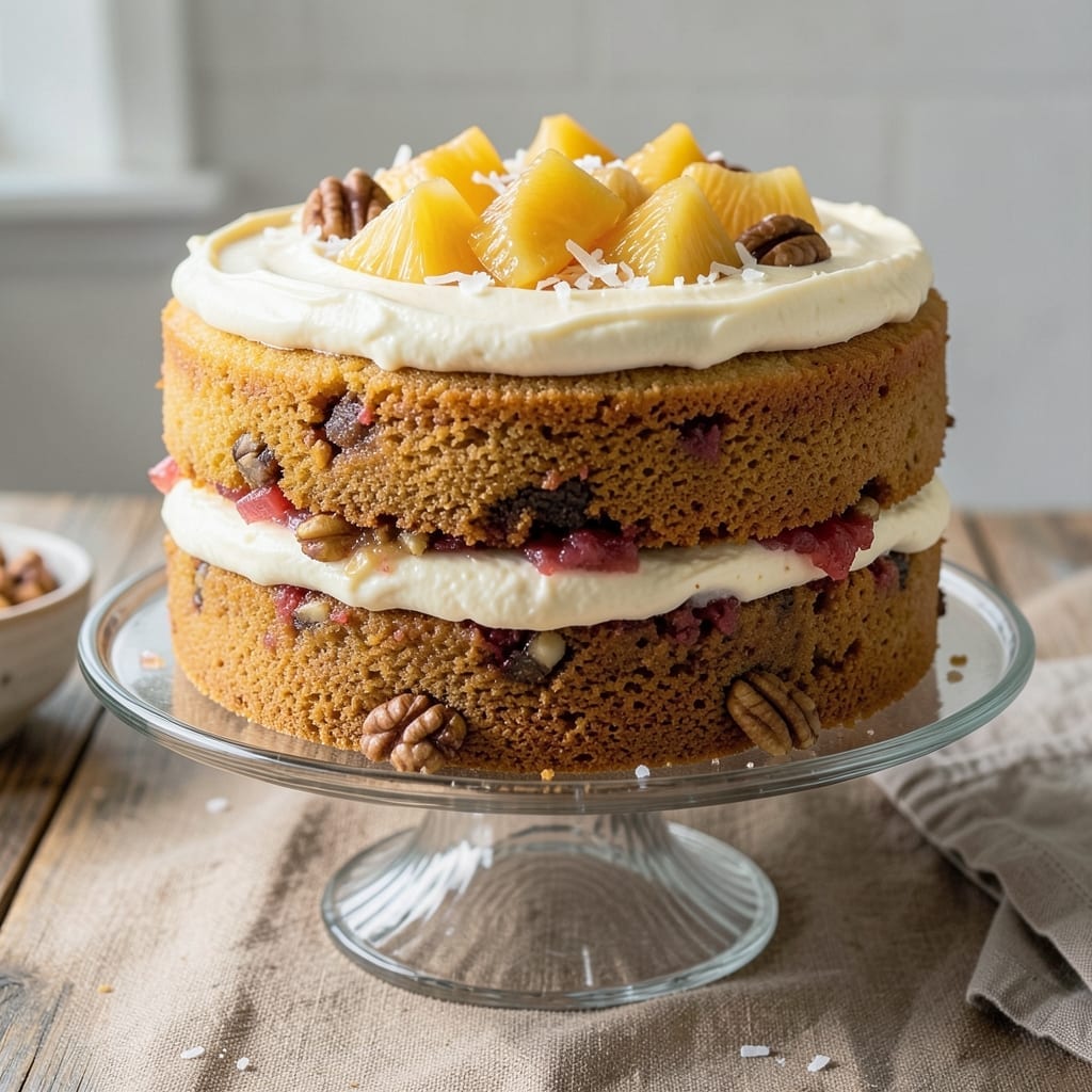 2 Layer Carrot Cake Recipe With Pineapple: Tropical Twist on Classic Comfort
