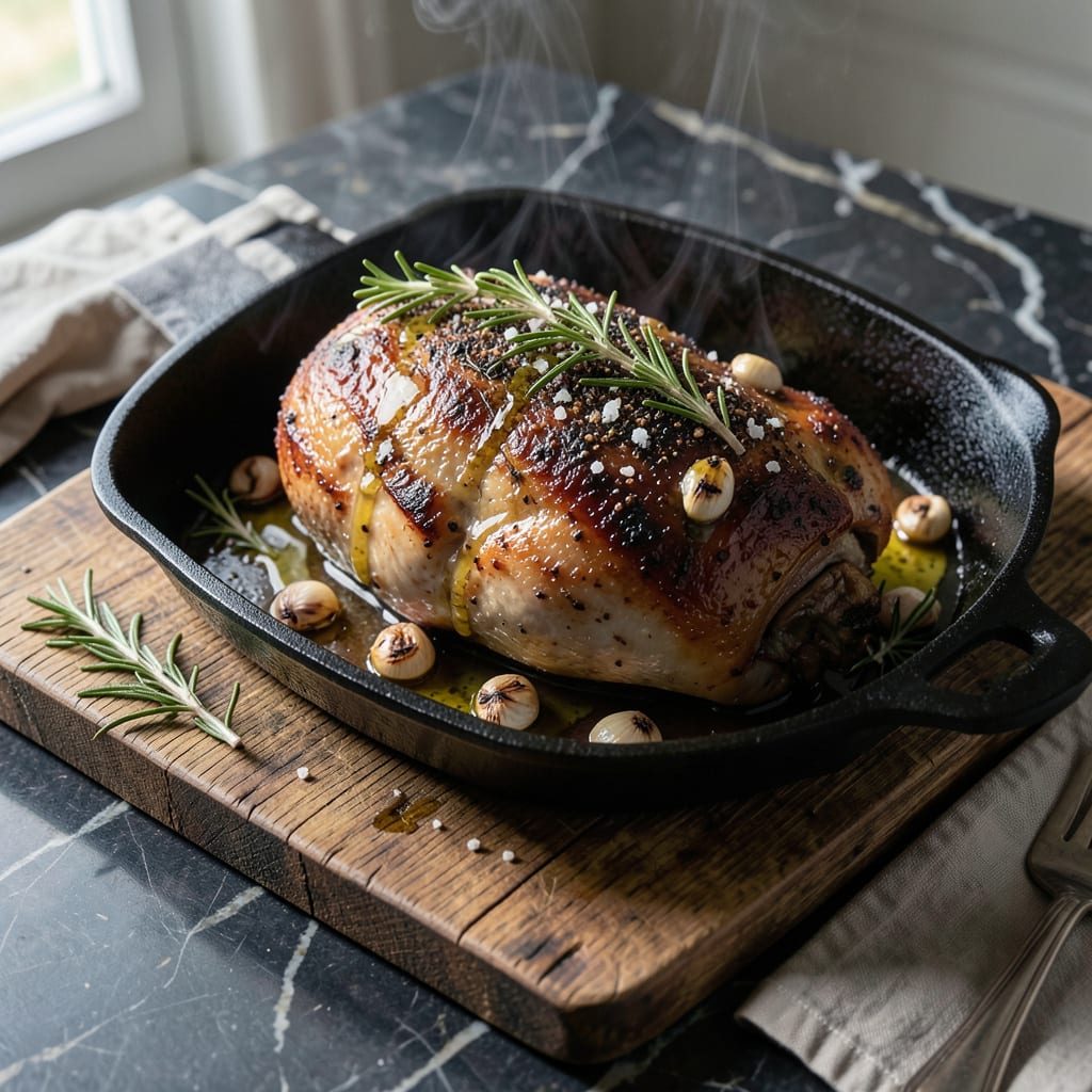 Complete Costco Boneless Leg Of Lamb Recipe: Garlic Rosemary Slow Roasted overview image