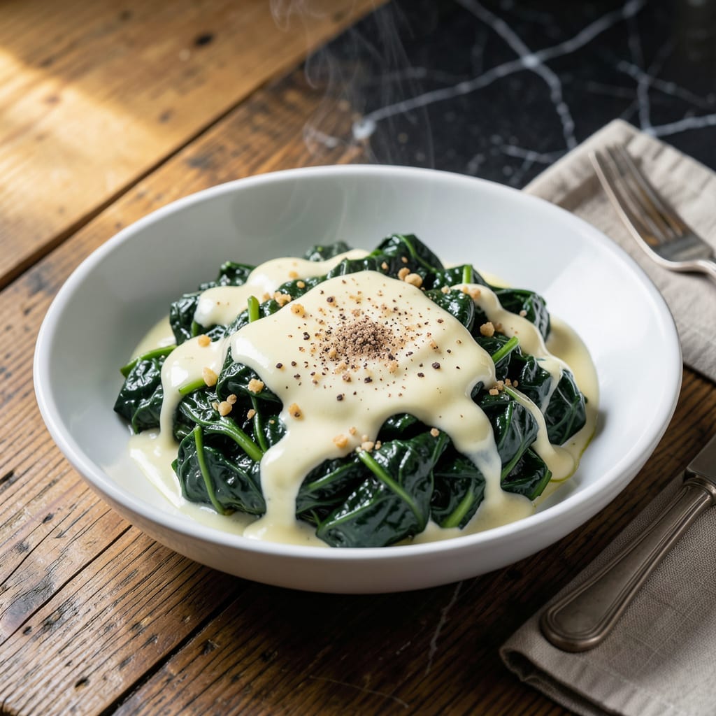 Complete Creamed Spinach Recipe With Canned Spinach: Rich and Velvety Side Dish overview image
