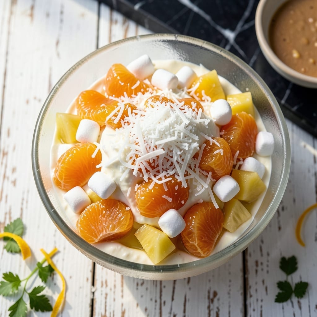 Recipe Ambrosia Salad Mandarin Oranges: Retro Creamy Fruit Medley