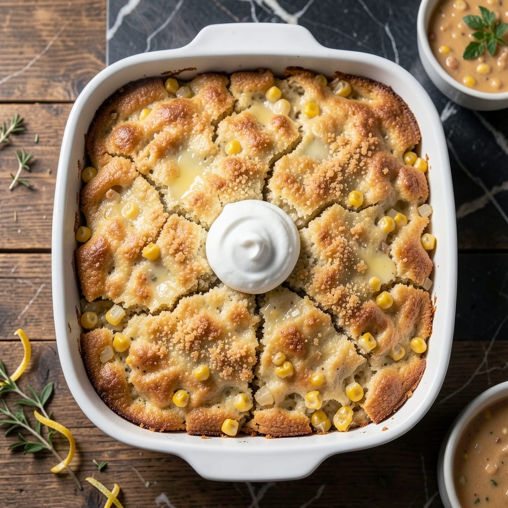 Recipe For Corn Casserole With Jiffy Cornbread: Moist And Buttery Crowd Pleaser