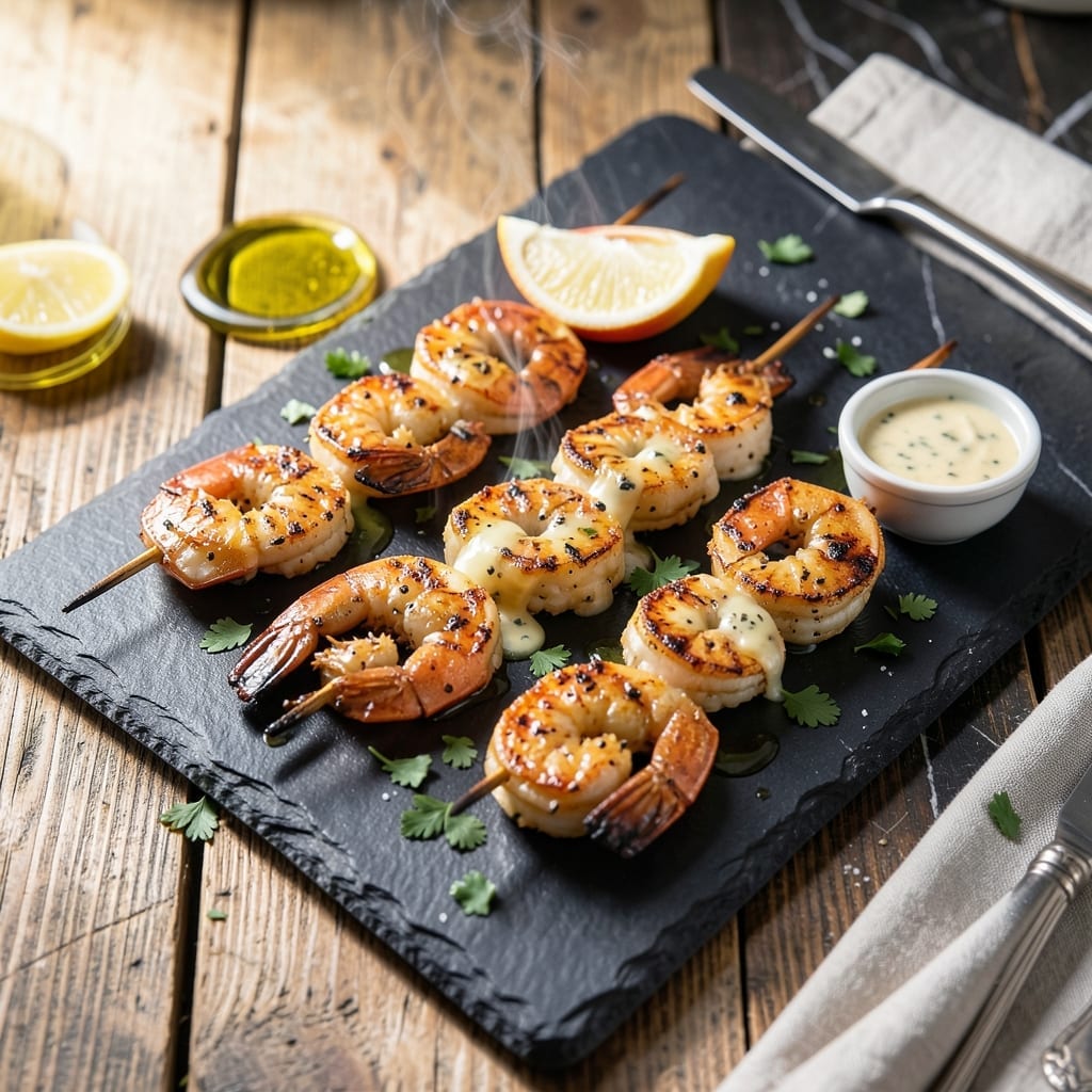 Red Lobster Shrimp Skewer Recipe: Grilled Garlic Butter Elegance