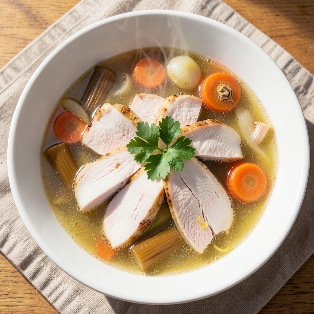 17-Day Diet Chicken Soup Recipe: Lightened-Up Protein-Packed Healing Bowl