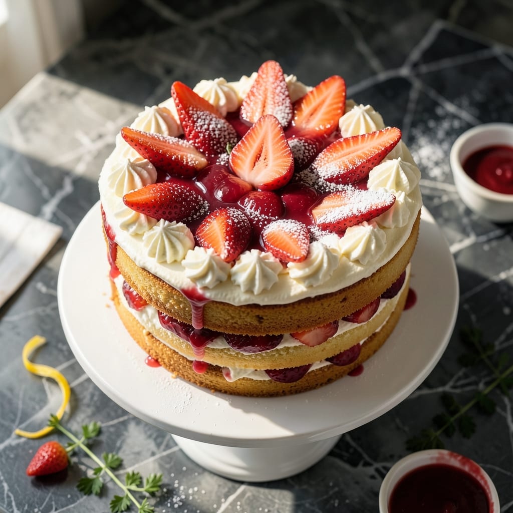 Olive Garden Strawberry Cream Cake Recipe: Fluffy Layers With Fresh Berry Swirl